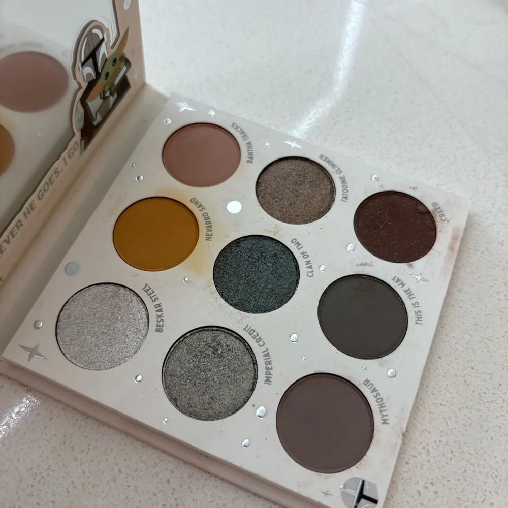 ColourPop Star Wars Mandalorian Eyeshadow Palette